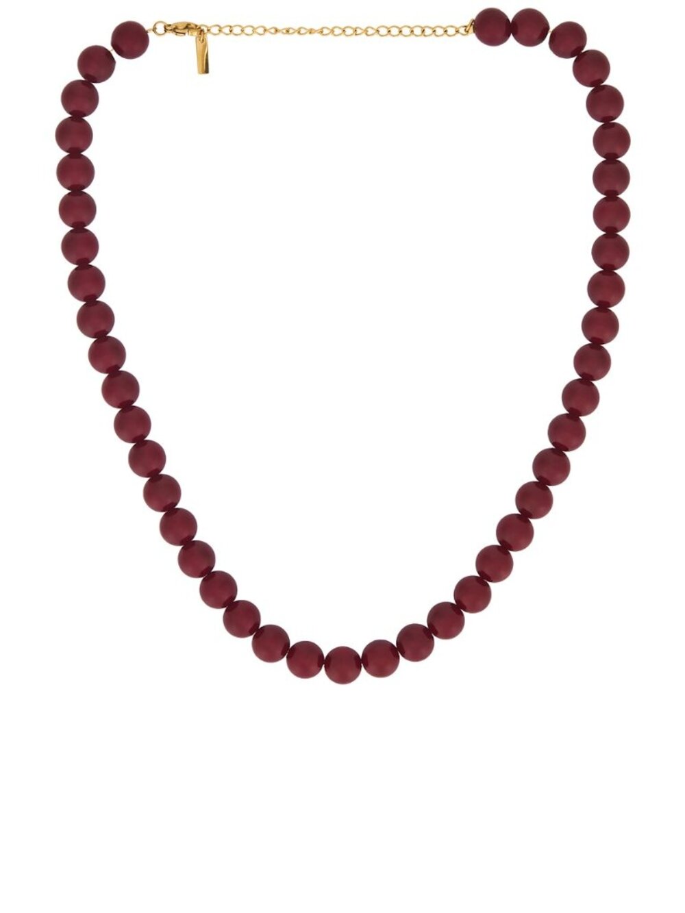 Casa Clara Lou Beaded Necklace in Cherry red bead choker